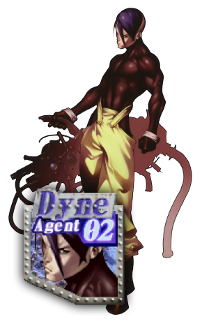 Portrait of the Player 2 character, Dyne.