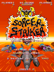 Sorcer Striker Title Screen.png
