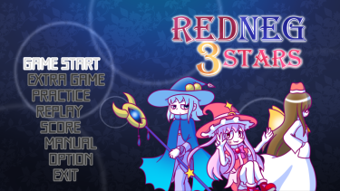 Redneg 3 stars title screen.png