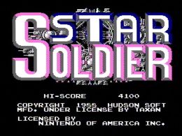 Star Solder start screen